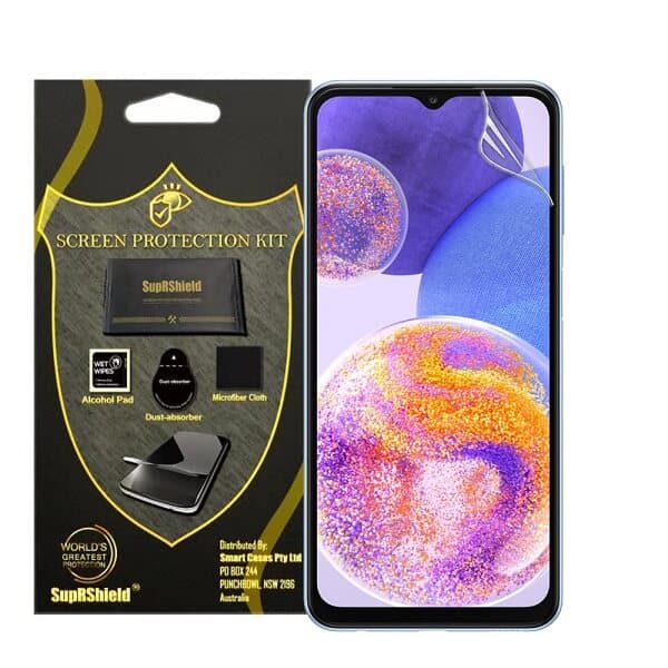 (3 Pack) Samsung Galaxy A23 4G Anti Glare Matte Plastic Soft Pet Screen Protector Film Guard (3 Pack) Samsung Galaxy A23 4G Anti Glare Matte Plastic Soft Pet Screen Protector Film Guard